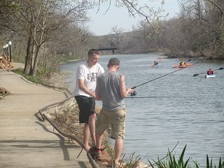 teach fishing