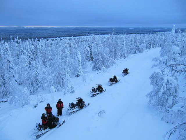 snowmobiles in russia