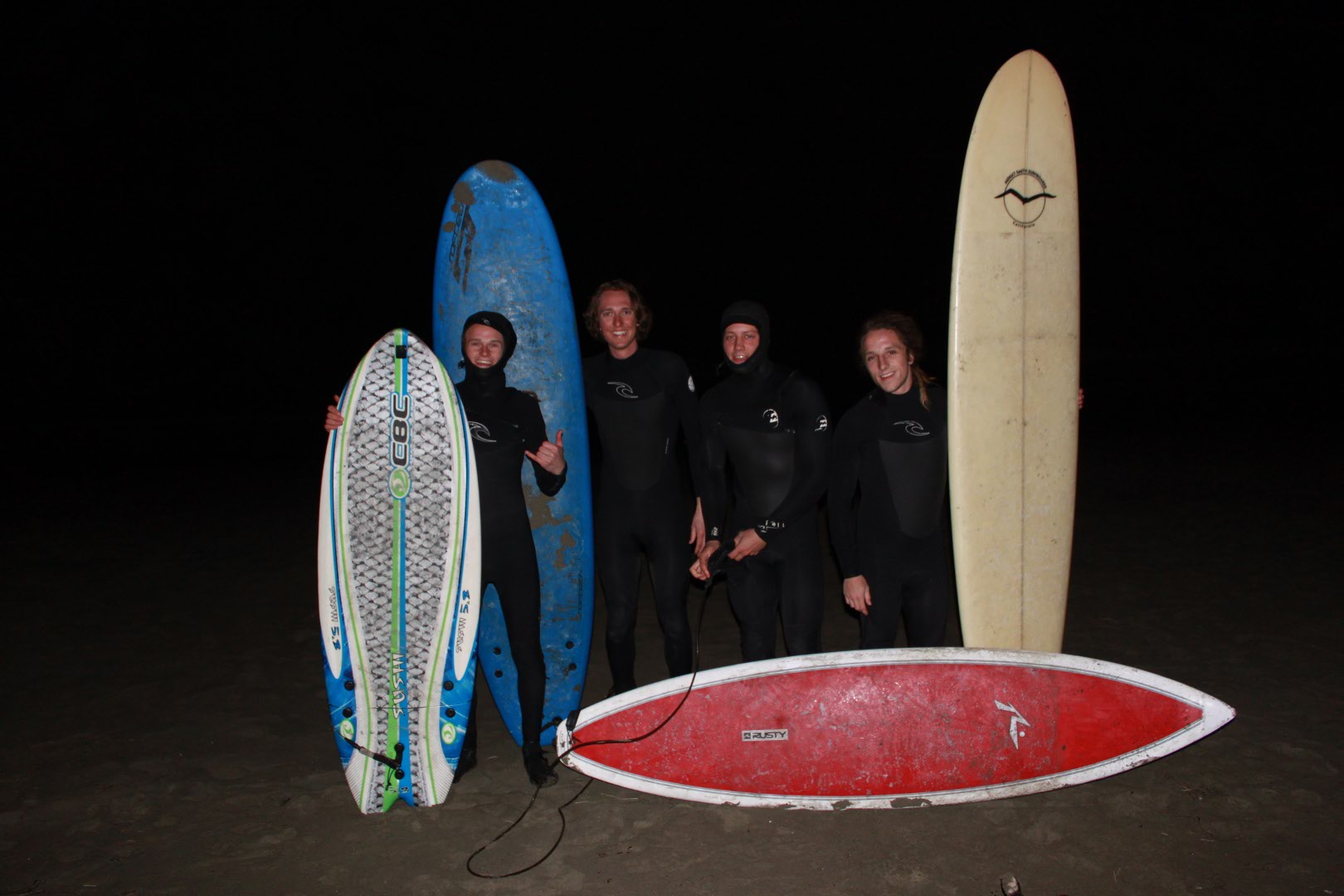 night surfing crew
